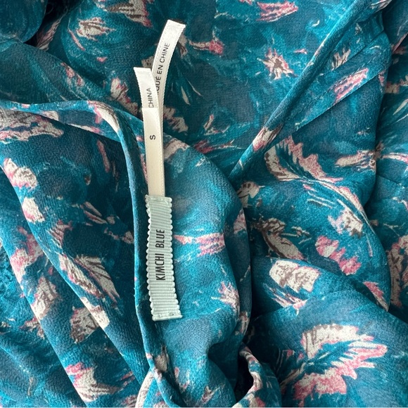 Urban Outfitters Kimchi Blue Print Blouse Small - Picture 4 of 4